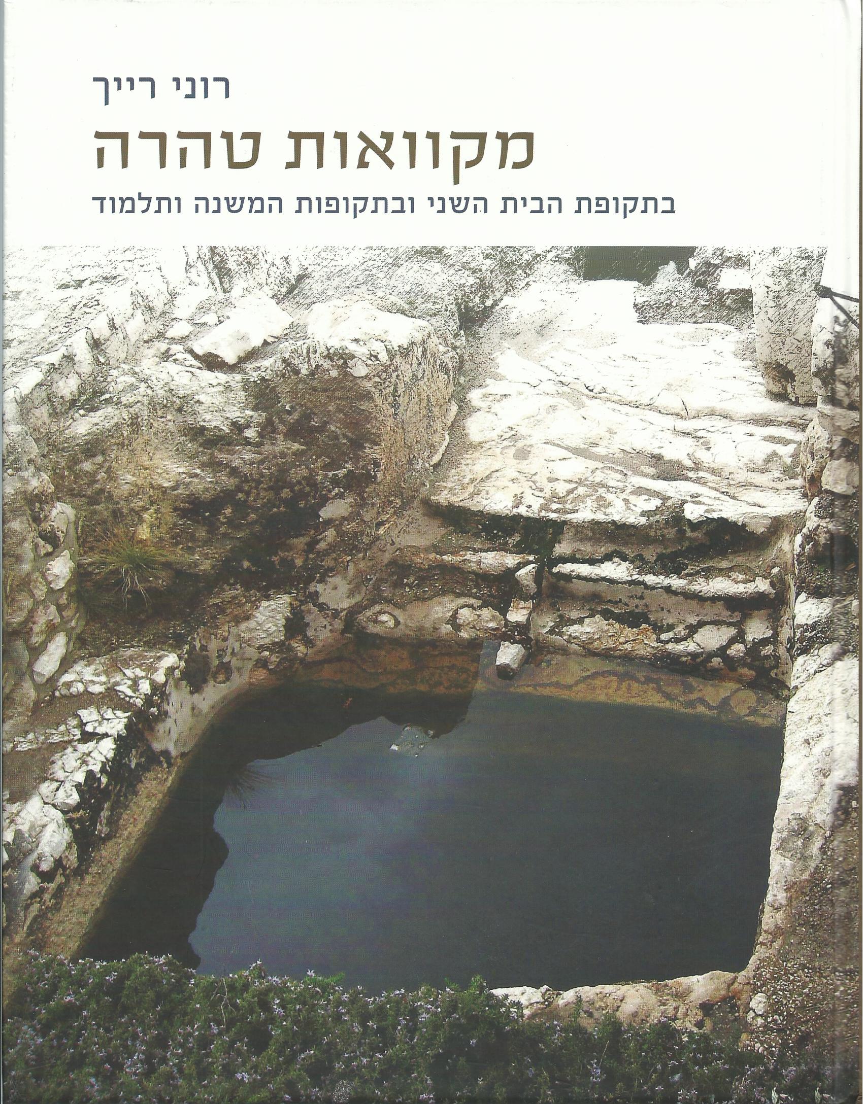Read more about the article Prof. Ronny Reich – Mikveh Tahara In the Second Temple period and in the Mishnah and Talmudic periods