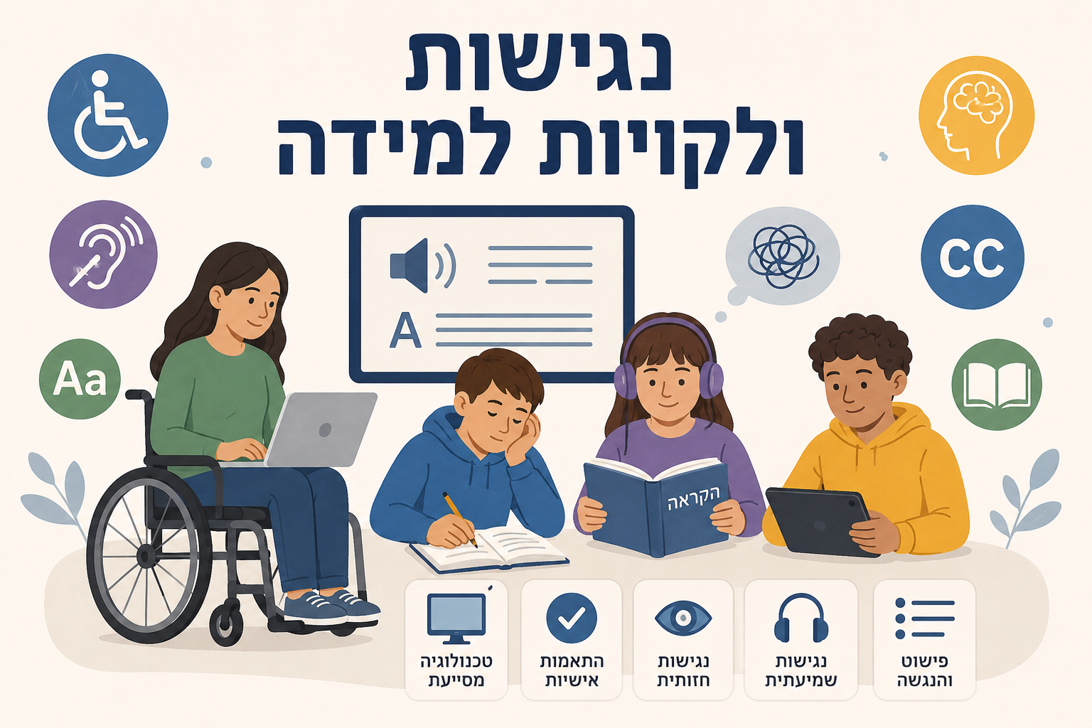 Read more about the article שירותי נגישות ולקויות למידה לסטודנטים